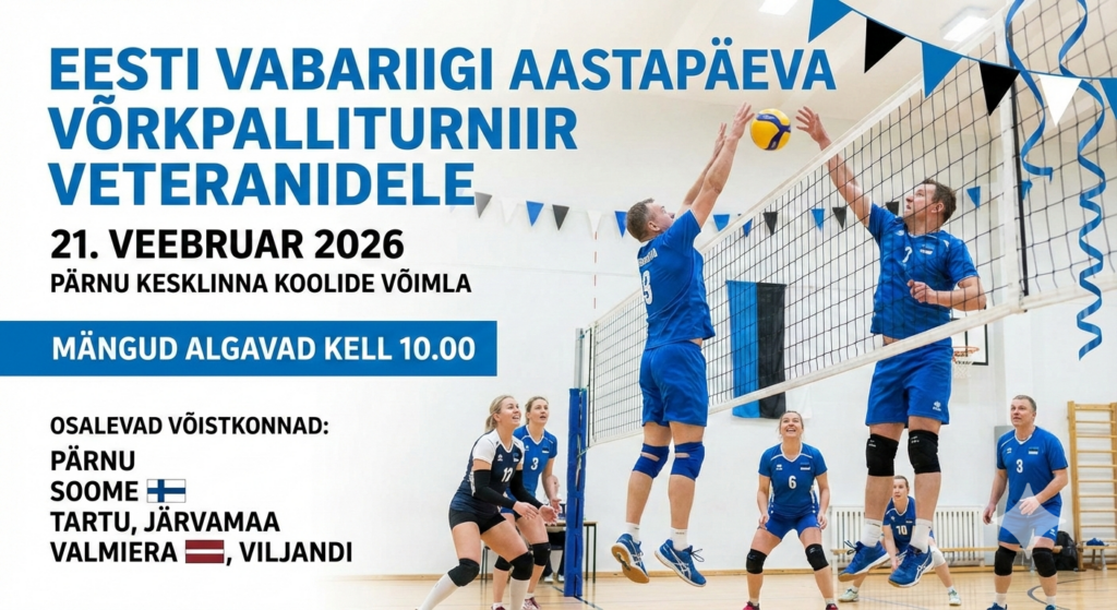 Eesti Vabariigi aastapäevale pühendatud Pärnu võrkpalliturniir