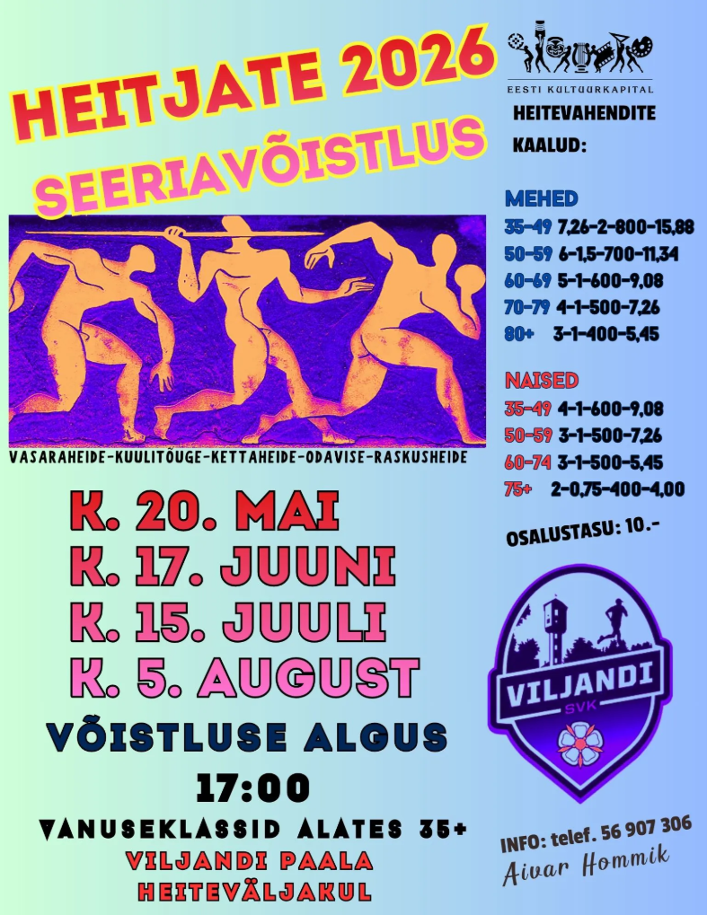 Heitjate seeriavõistlus 2026 I etapp